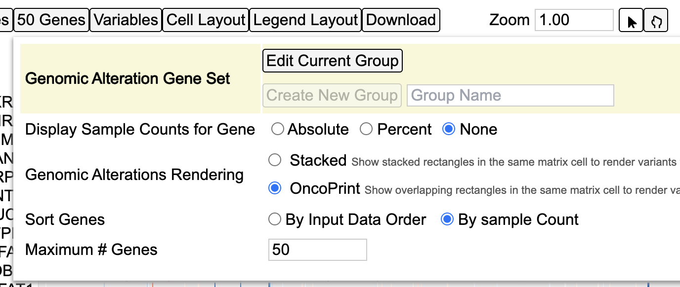 Edit geneset