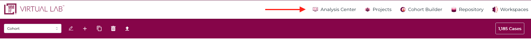 Cohort builder close header