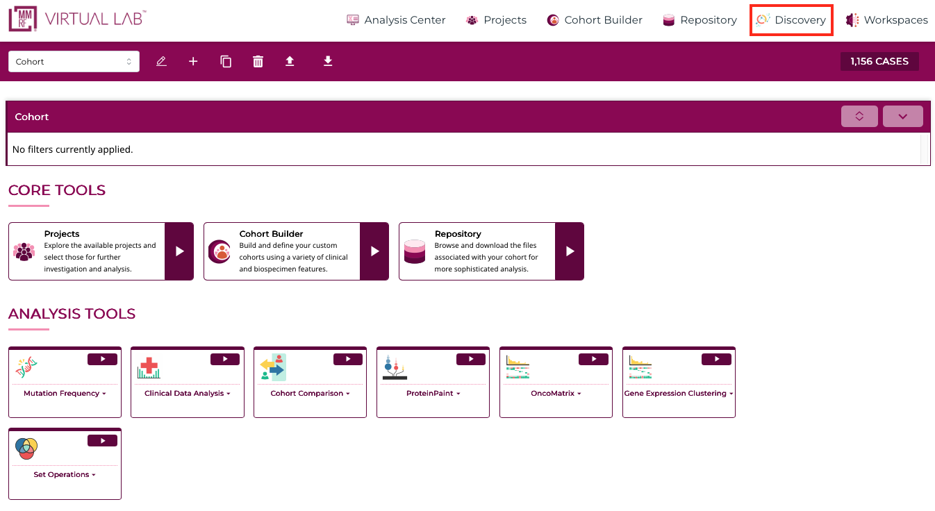Discovery Page Access