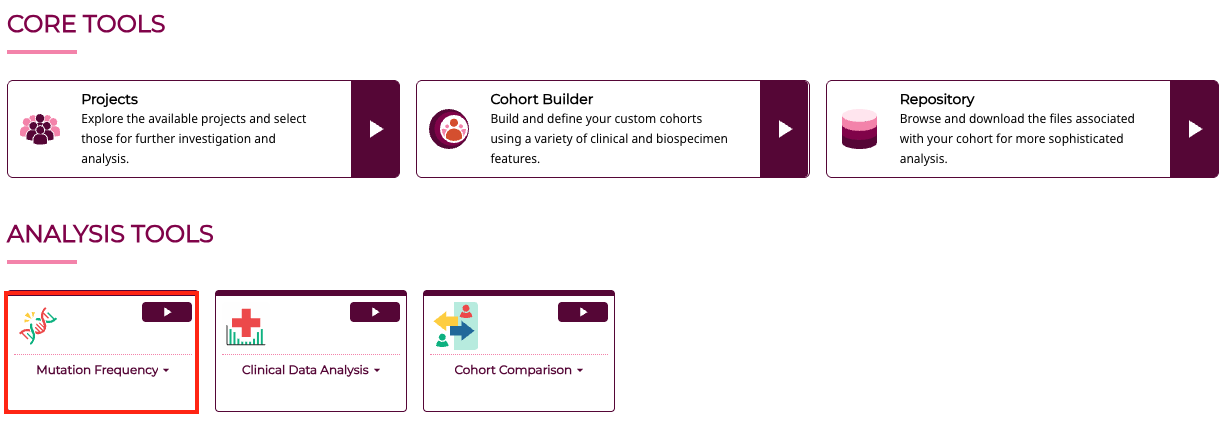 Mutation Frequency Entry Point App
